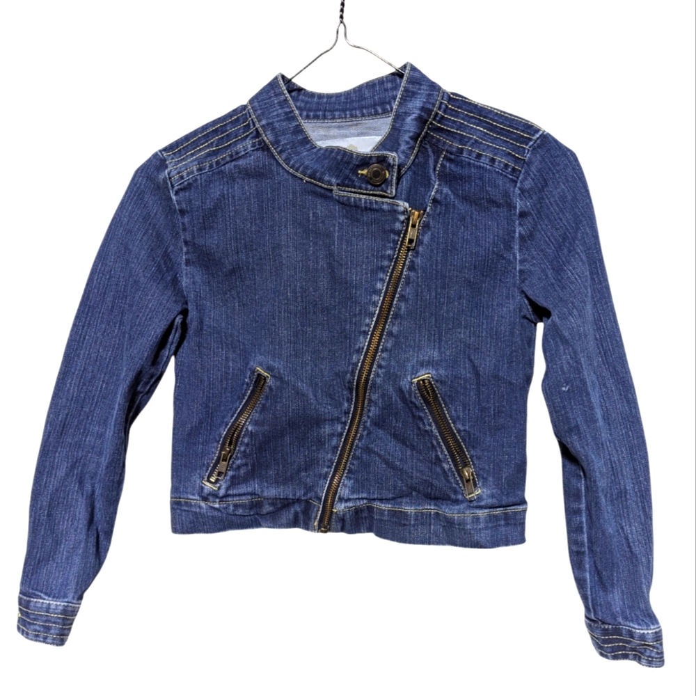 Girls Tucker and Tate Moto Jean Jacket